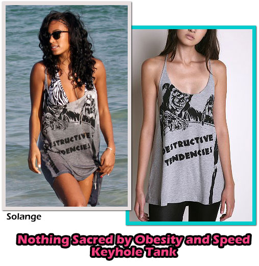 Eye SpySolange's Tank Singer Solange is in Miami toringin the new year 